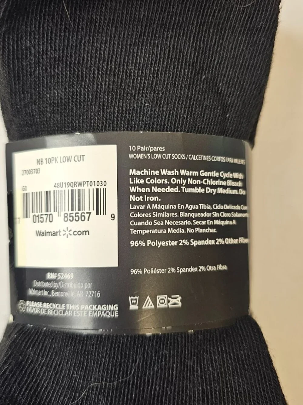 No boundaries, Women's size 4-10, black Low Cut Socks, NWOT